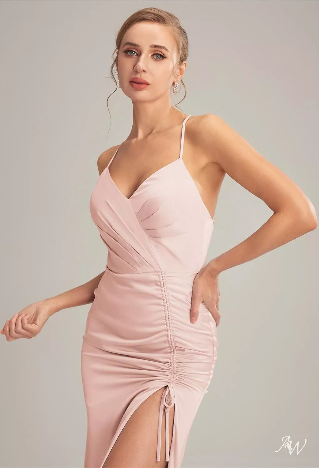 AW Ross Pearl Pink Bridesmaid Dresses | AW.Bridal